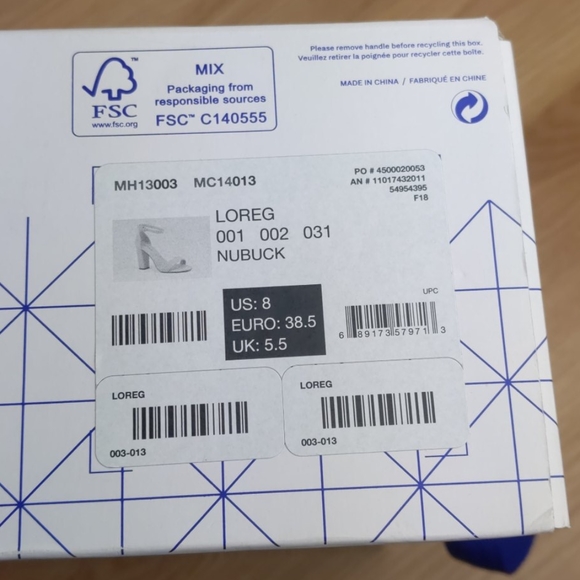 NEW Call it Spring, Black Chunky Ankle Strap Heels - Picture 8 of 8